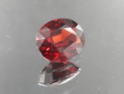 Deep Red Pailin Pyrope Garnet 8.20ct Wide Oval to Cushion Cut used for magnetic healing jewelry