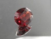 Deep Red Pailin Pyrope Garnet 8.20ct Wide Oval to Cushion Cut used for magnetic healing jewelry