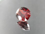 Deep Red Pailin Pyrope Garnet 8.20ct Wide Oval to Cushion Cut used for magnetic healing jewelry