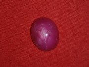 Buy cheap and affordable red star Ruby cabochon 6 carats