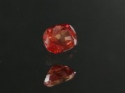 0.865ct red Ruby cushion heated with light elements