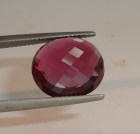 9.335 Carats Rhodolite Flat Fantasy Cut