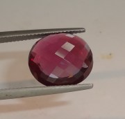 9.335 Carats Rhodolite Flat Fantasy Cut