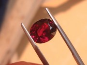 Oval Rhodolite Garnet Lose Gemstone Perfect for a Ring