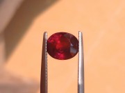 Oval Rhodolite Garnet Lose Gemstone Perfect for a Ring