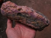 Large specimen of a ruby crystal cluster for dragon head carving