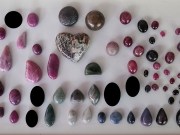 Sapphire and Ruby Cabochons: various colors and fancy cut and polished shapes for designer jewelry