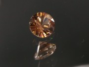 Precision brilliant cut orange to salmon zircon, perfectly cut from professional gemstones supplier