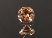 Precision brilliant cut orange to salmon zircon, perfectly cut from professional gemstones supplier