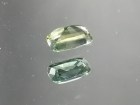 Green and Yellow Sapphire Cushion 7x4mm from Chanthaburi Thailand. 