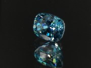 Natural blue Zircon loose gemstone nearly 10 carats cushion cut affordable and cheap value for money gemstone