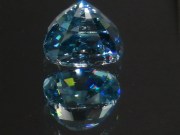 Natural blue Zircon loose gemstone nearly 10 carats cushion cut affordable and cheap value for money gemstone