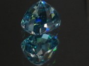 Natural blue Zircon loose gemstone nearly 10 carats cushion cut affordable and cheap value for money gemstone