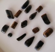 Tiger-Eye and Hawk-Eye Cabochons carvings and fashion polished pieces