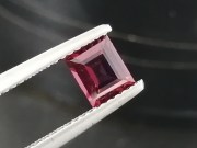 Small but perfect exquisite baguette cut Rhodolite Garnet, High grade Garnet from Tanzania. 