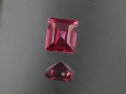 Small but perfect exquisite baguette cut Rhodolite Garnet, High grade Garnet from Tanzania. 