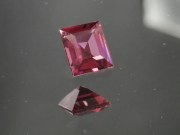 Small but perfect exquisite baguette cut Rhodolite Garnet, High grade Garnet from Tanzania. 