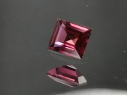 Small but perfect exquisite baguette cut Rhodolite Garnet, High grade Garnet from Tanzania. 