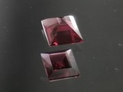 Small but perfect exquisite baguette cut Rhodolite Garnet, High grade Garnet from Tanzania. 