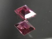 Small but perfect exquisite baguette cut Rhodolite Garnet, High grade Garnet from Tanzania. 