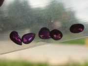 Small lot of natural unheated - Raw Ruby from Mozambique, nice colors, very vivid purple to red Ruby