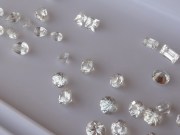 Diamond cut white Zircon from Cambodia