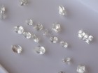 Diamond cut white Zircon from Cambodia