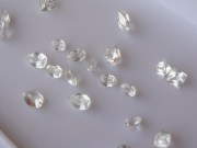 Diamond cut white Zircon from Cambodia