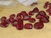 Tanzania Torch Red / Amaranth Rhodolite Garnet with Malawi Colours