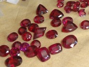 Tanzania Torch Red / Amaranth Rhodolite Garnet with Malawi Colours