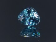 Outstanding C grade color precision cut perfectly clean and faceted sky blue zircon pear right below 7 carats as wide as a 10 carats gemstone