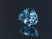 Outstanding C grade color precision cut perfectly clean and faceted sky blue zircon pear right below 7 carats as wide as a 10 carats gemstone