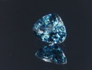 Outstanding C grade color precision cut perfectly clean and faceted sky blue zircon pear right below 7 carats as wide as a 10 carats gemstone