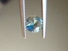Multicolor Sapphire from South-East Asia, yellow and blue round brilliant/diamond cut