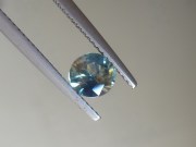 Multicolor Sapphire from South-East Asia, yellow and blue round brilliant/diamond cut