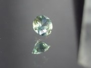 Multicolor Sapphire from South-East Asia, yellow and blue round brilliant/diamond cut